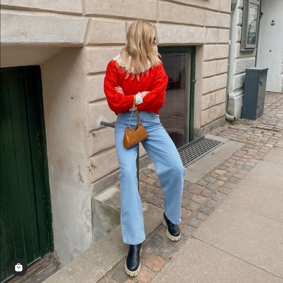 Zara Denim - Zara Z1975 hi-rise wide leg jeans